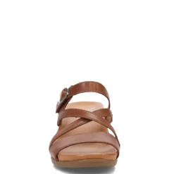 Dansko Wedges|Women's , Ana Sandal Tan