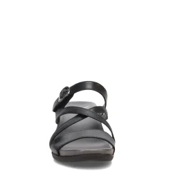 Dansko Wedges|Women's , Ana Sandal Black