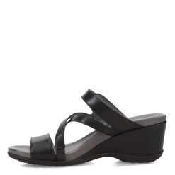 Dansko Wedges|Women's , Ana Sandal Black