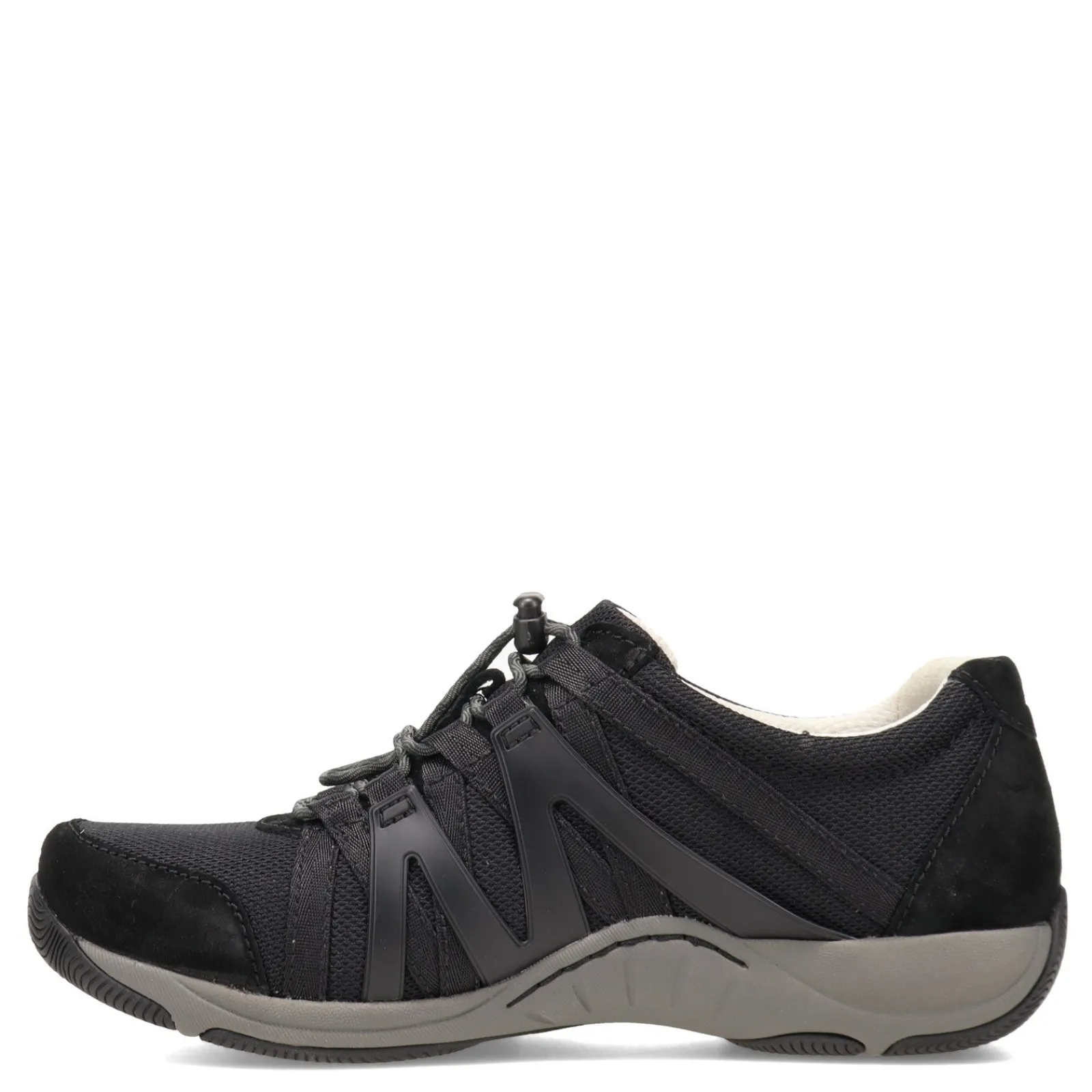 Dansko Sneakers & Athletic|Women's , Henriette Sneaker - Wide Width Black/Grey