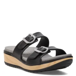 Dansko Wedges|Women's , Kandi Sandal Black