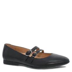 Dansko Flats|Women's , Leeza Flat Black