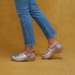 Dansko Work & Safety|Women's , Professional Clog Mermaid Metallic