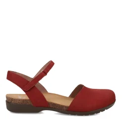 Dansko Sandals|Women's , Rowan Flat Cinnamon