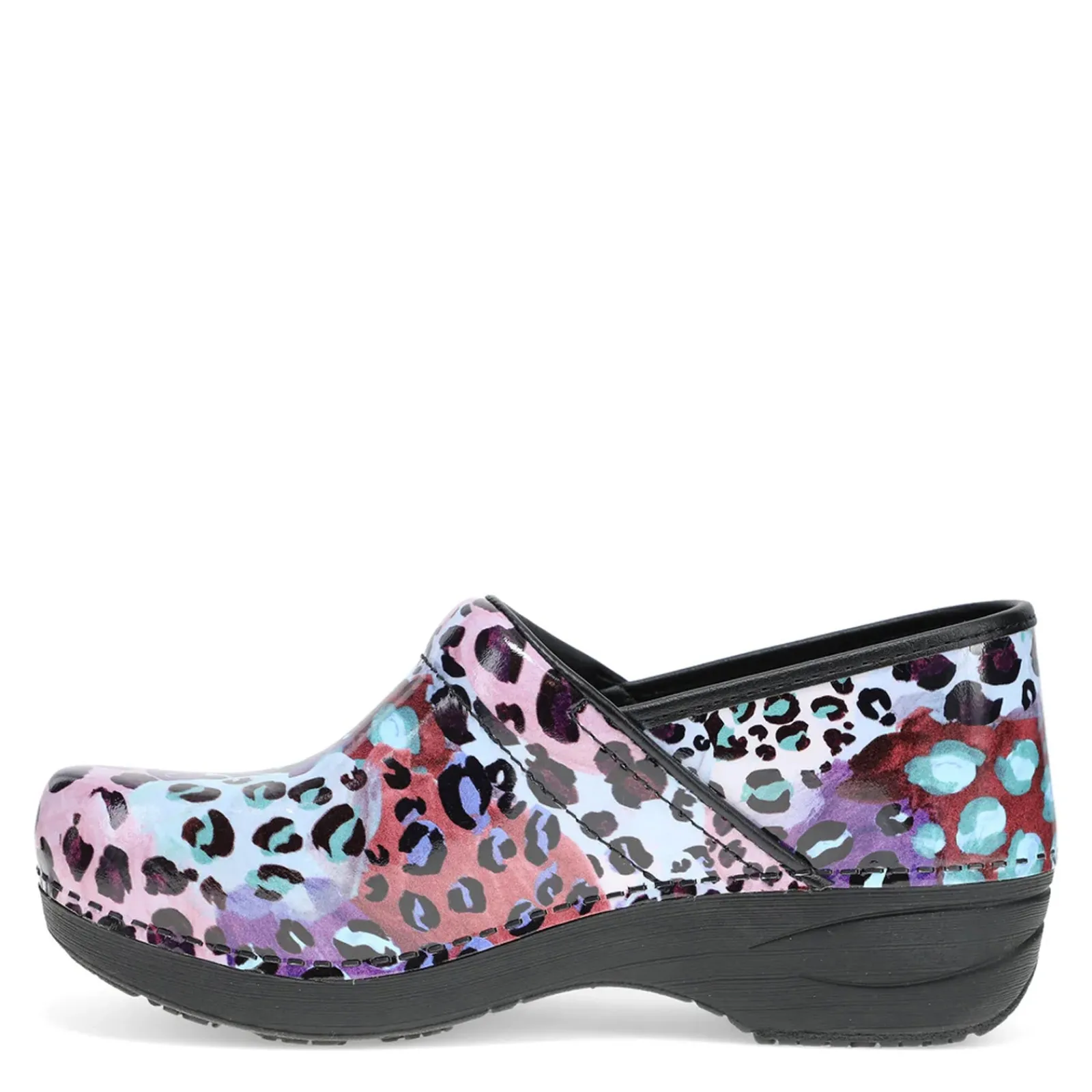 Dansko Work & Safety|Women's , XP 2.0 Clog Purple Leopard Patent