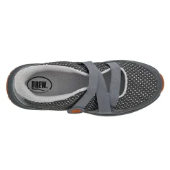 Drew Shoes Sneakers & Athletic|Women's Drew, Bayside Walking Shoe Grey Mesh Combo