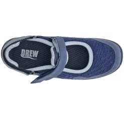 Drew Shoes Flats|Women's Drew, Buttercup Mary Jane Sneaker Navy