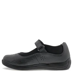 Drew Shoes Flats|Women's Drew, Rose Mary Jane Black Leather