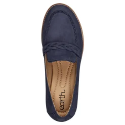 Earth Slip-On Shoes|Women's , Edie Loafer Dark Blue