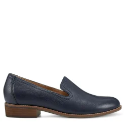 Earth Flats|Women's , Edna Loafer Dark Blue