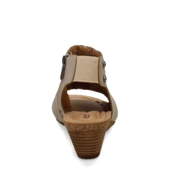 Earth Wedges|Women's , Hana 3 Sandal Light Sand