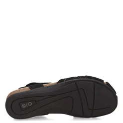 Earth Origins Sandals|Women's , Birdine Slip-On Black