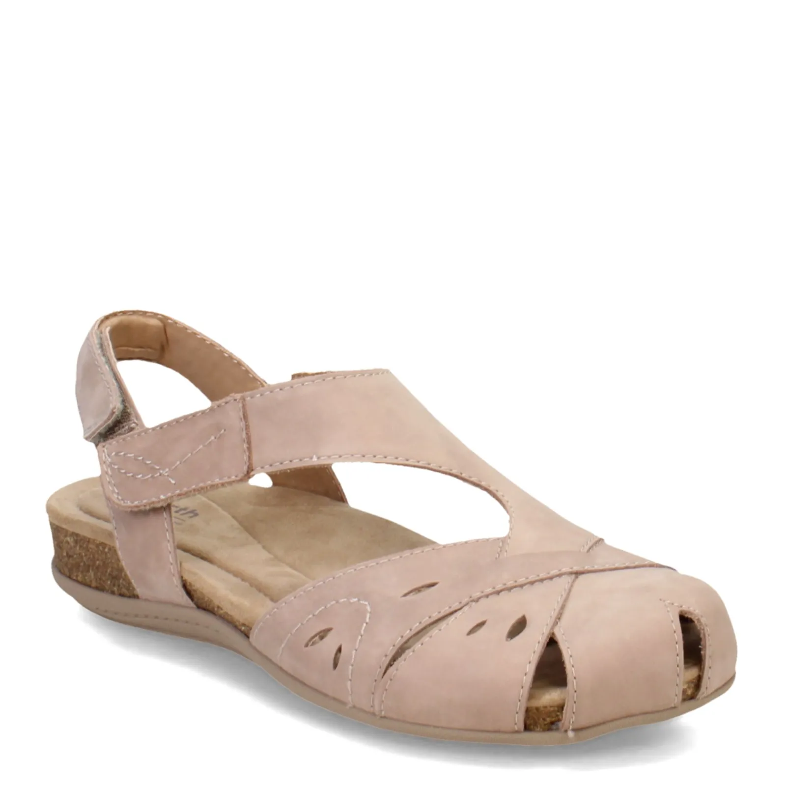 Earth Origins Sandals|Women's , Birdine Slip-On Coco Light Brown