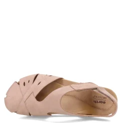 Earth Origins Sandals|Women's , Birdine Slip-On Coco Light Brown