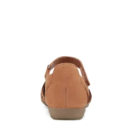 Earth Origins Sandals|Women's , Bronnie Flat Cognac