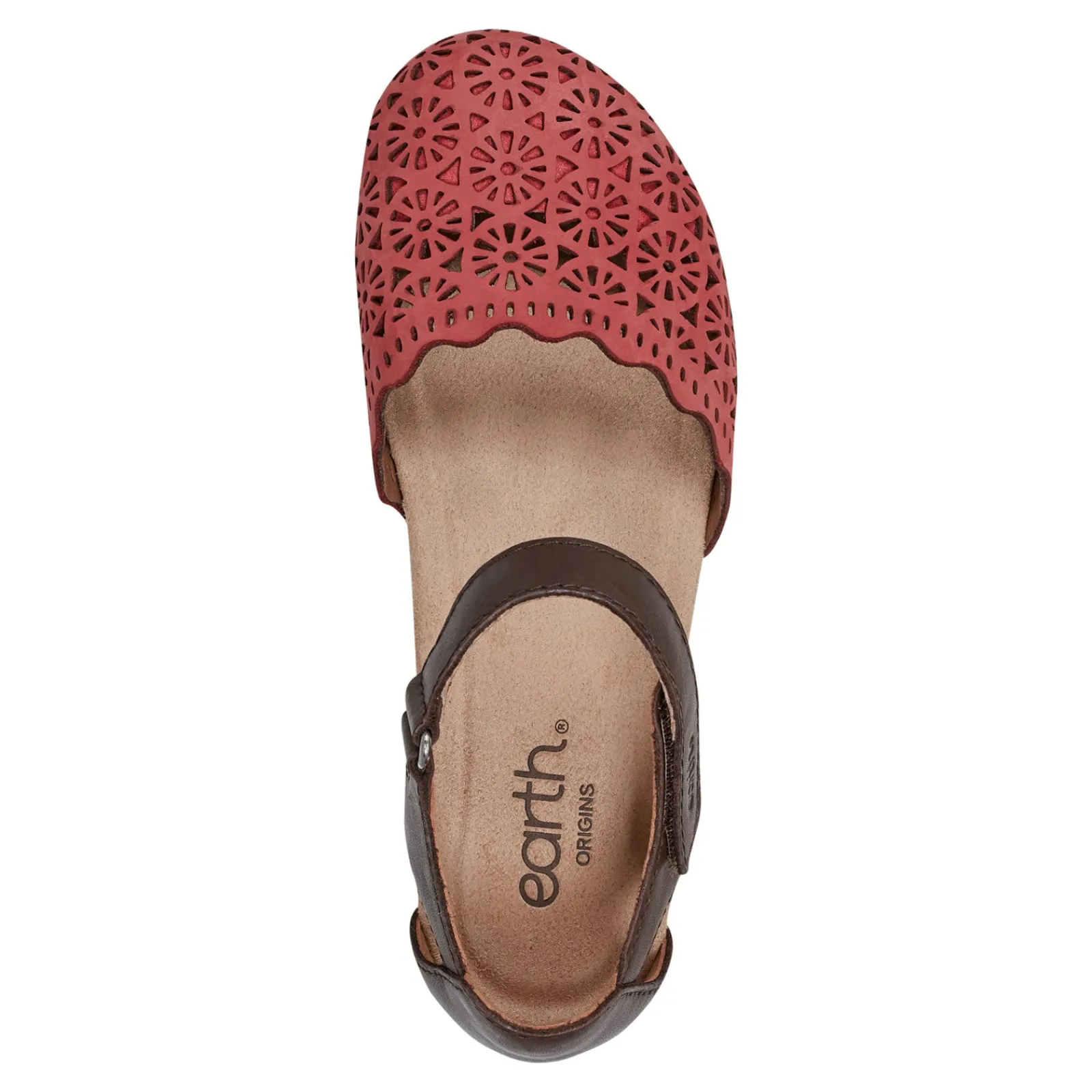 Earth Origins Sandals|Women's , Bronnie Flat Pink Coral