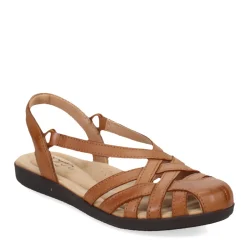 Earth Origins Sandals|Women's , Nellie Sandal Light Brown 01