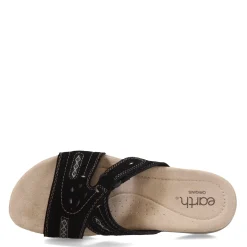 Earth Origins Sandals|Women's , Sizzle Sandal Black Suede