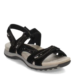 Earth Origins Sandals|Women's , Sophie Sandal Black Suede
