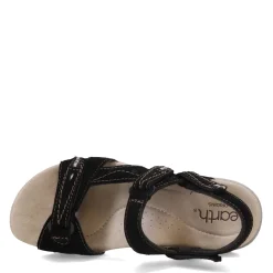 Earth Origins Sandals|Women's , Sophie Sandal Black Suede