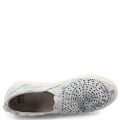 Earth Origins Flats|Women's , Zeni Zelle Slip-On White Multi