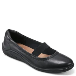 Easy Spirit Flats|Women's , Golden Flat Black