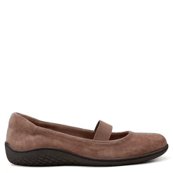 Easy Spirit Flats|Women's , Golden Flat Taupe