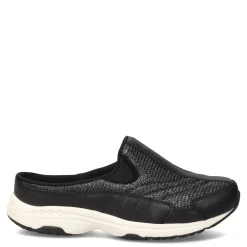 Easy Spirit Sneakers & Athletic|Women's , Traveltime Classic Clog Black Woven