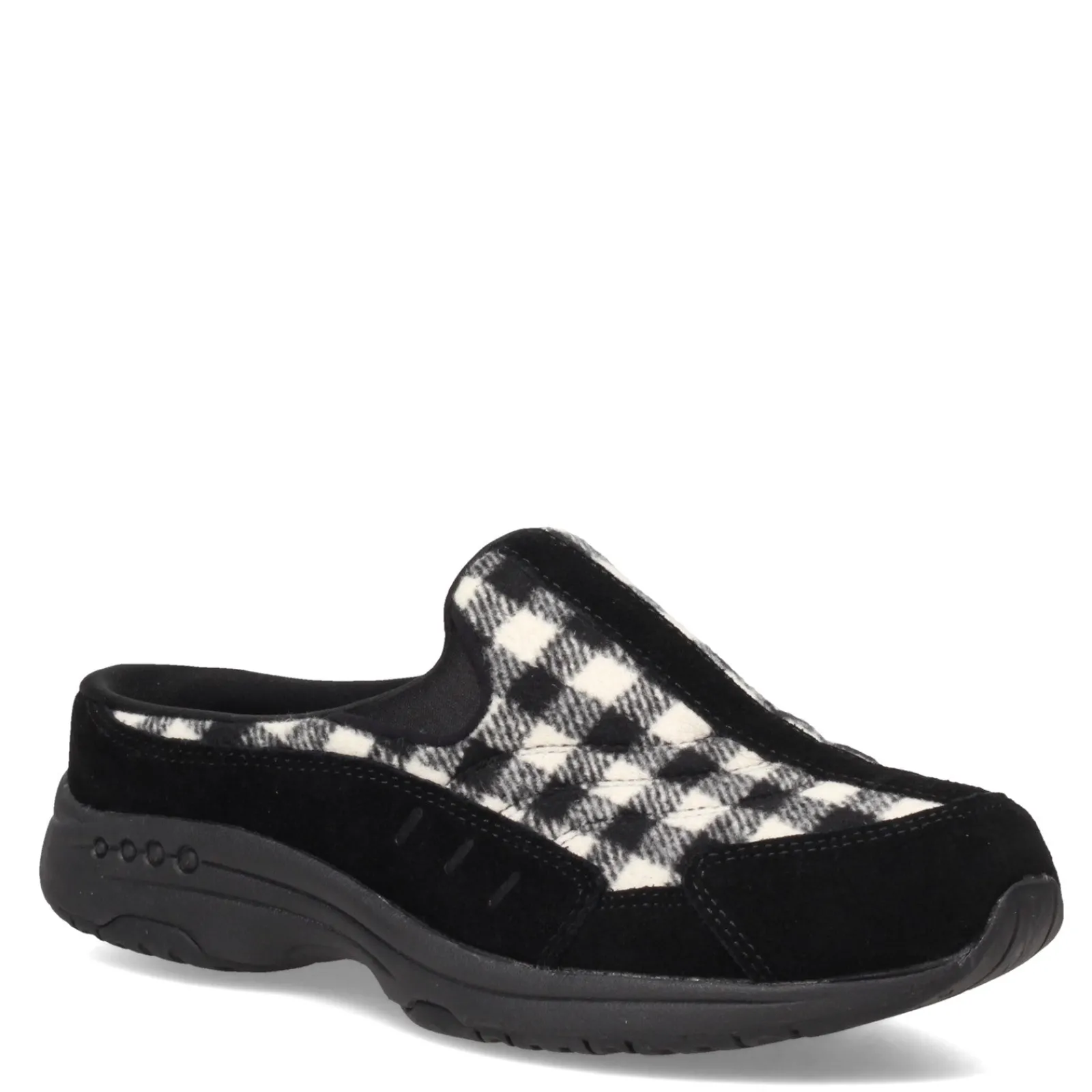 Easy Spirit Sneakers & Athletic|Women's , Traveltime Classic Clog Black / White