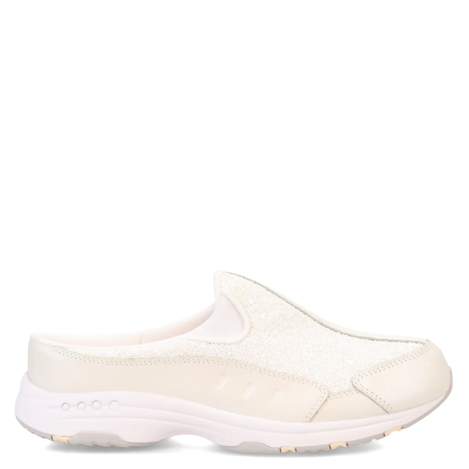 Easy Spirit Slip-On Shoes|Women's , Traveltime Classic Clog Ivory Multi Textured