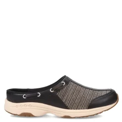 Easy Spirit Clogs & Mules|Women's , Travelport Clog Black Beige