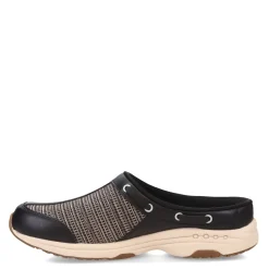 Easy Spirit Clogs & Mules|Women's , Travelport Clog Black Beige