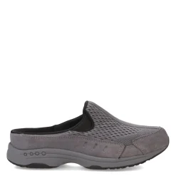 Easy Spirit Clogs & Mules|Women's , Traveltime Classic Clog Dark Gray Suede
