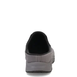 Easy Spirit Clogs & Mules|Women's , Traveltime Classic Clog Dark Gray Suede