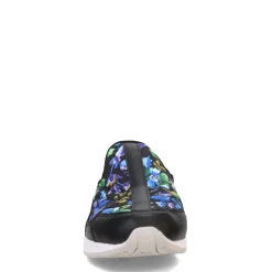 Easy Spirit Clogs & Mules|Women's , Traveltime Classic Clog Black Blue Purple Floral
