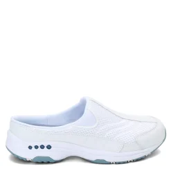 Easy Spirit Clogs & Mules|Women's , Traveltime Classic Clog White / Light Blue