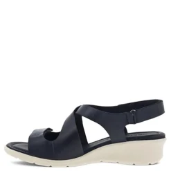 ECCO Sandals|Women's , Felicia Cross Sandal Blue