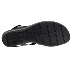 ECCO Wedges|Women's , Felicia Cross Sandal Black
