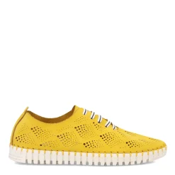 Eric Michael Sneakers & Athletic|Women's , Annie Sneaker Yellow