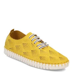 Eric Michael Slip-On Shoes|Women's , Annie Sneaker Yellow
