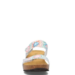 Eric Michael Sandals|Women's , Liat Sandal White Multi