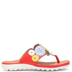 Eric Michael Sandals|Women's , Sun Sandal Red
