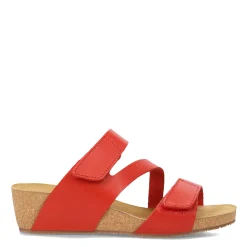 Eric Michael Wedges|Women's , West Sandal Red
