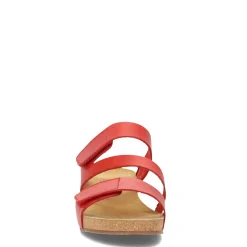 Eric Michael Wedges|Women's , West Sandal Red