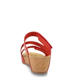Eric Michael Wedges|Women's , West Sandal Red