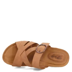 Eurosoft by Sofft Wedges|Women's , Gwenda Sandal Tan