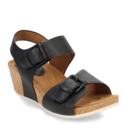 Eurosoft by Sofft Wedges|Women's , Emylee Sandal Black