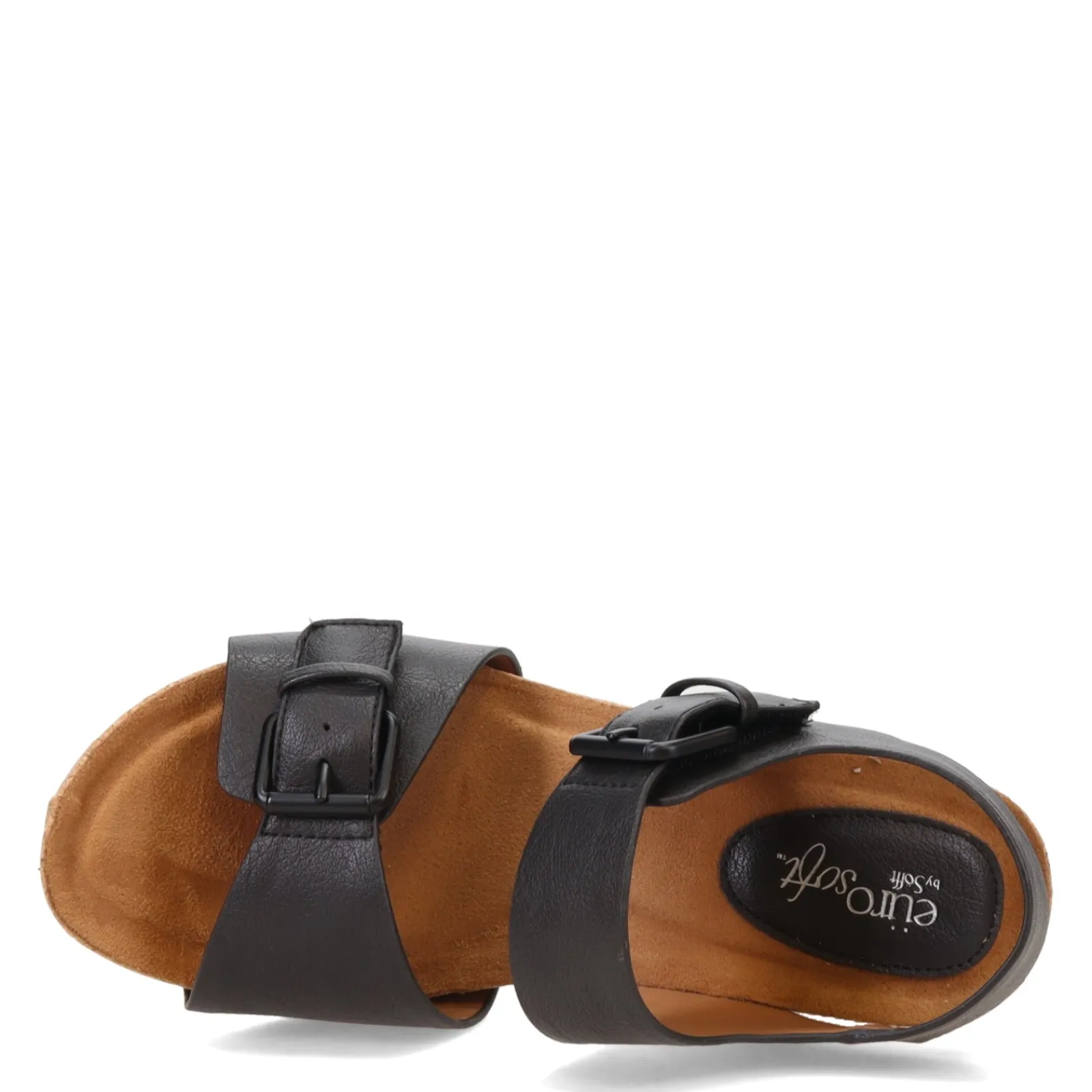 Eurosoft by Sofft Wedges|Women's , Emylee Sandal Black