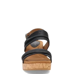 Eurosoft by Sofft Wedges|Women's , Kahley Sandal Black