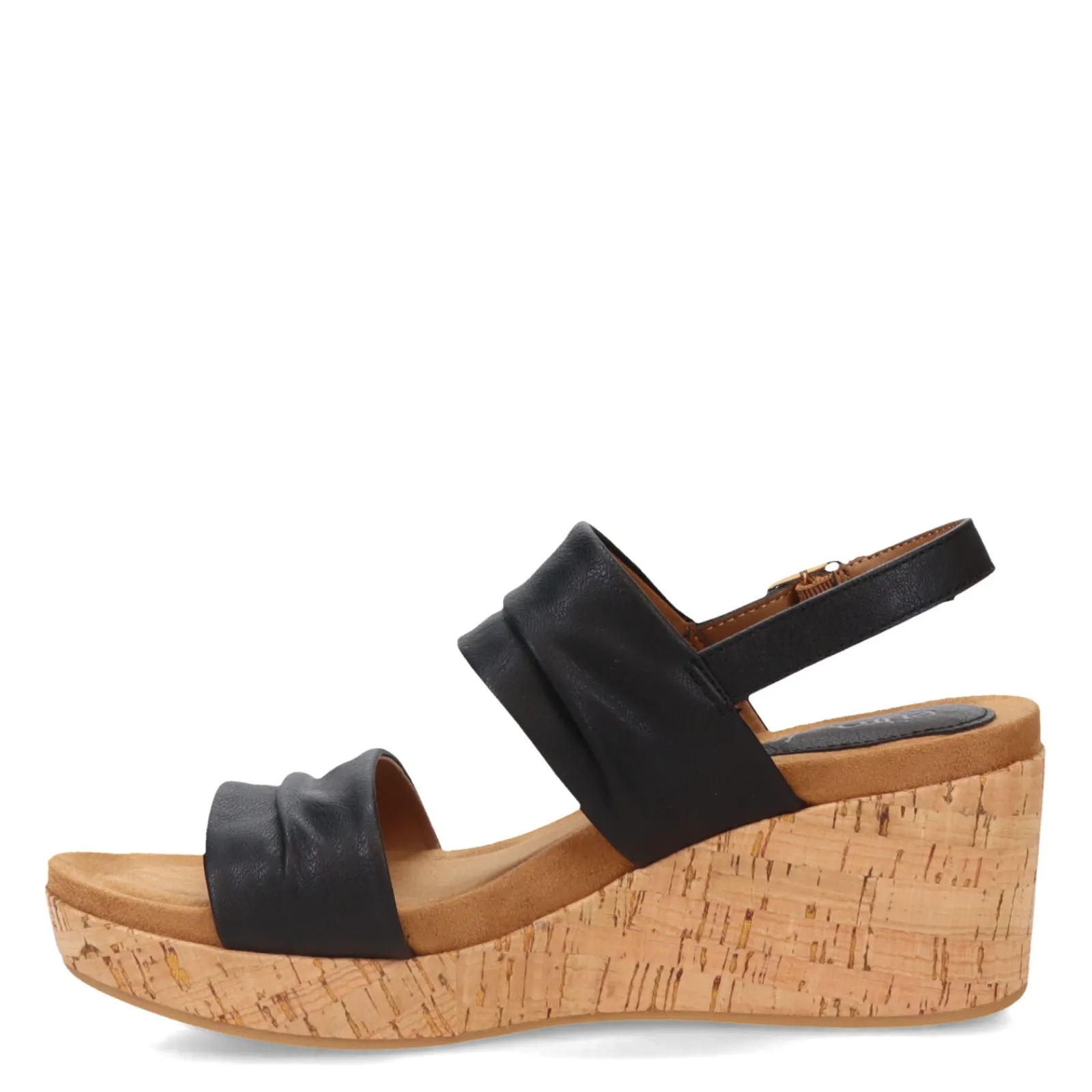 Eurosoft by Sofft Wedges|Women's , Kahley Sandal Black
